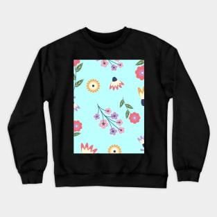 Geomatric floral pattern Crewneck Sweatshirt